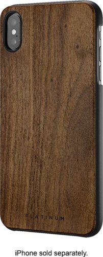  Platinum - Case for Apple iPhone XS Max - Walnut Wood