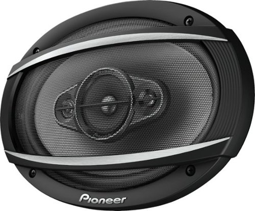 Pioneer - 6" x 9" - 4-way 450 W Max Power, IMPP™ cone, 18mm Tweeter and 11mm Super Tweeter and 2-1/4" Midrange - Coaxial (pair) - Black