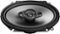 Pioneer - 6" x 8" - 4-way, 350 W Max Power, IMPP™ cone, 11mm Tweeter and 11mm Super Tweeter and 1-5/8" Midrange - Coaxial (pair) - Black-Front_Standard