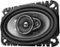 Pioneer - 4"x 6" - 3-way , 210 W Max Power, IMPP™ cone, 11mm Tweeter and 1-5/8" Midrange - Coaxial Speakers (pair) - Black-Front_Standard