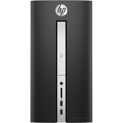 HP - Refurbished Pavilion Desktop - Intel Core i5 - 8GB Memory - 1TB Hard Drive - Twinkle Black-Front_Standard 
