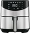 Gourmia - 6 qt. Digital Air Fryer - Stainless Steel-Front_Standard