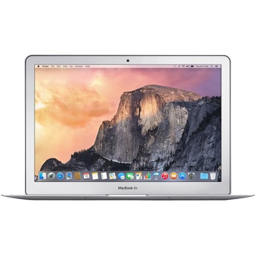 Apple - MacBook Air 13.3" Certified Pre-Owned - Intel Core i5 with 4GB Memory - 128GB SSD - Silver-Front_Standard 