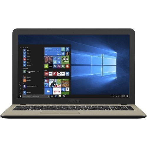  ASUS - VivoBook 15 15.6" Laptop - Intel Core i3 - 4GB Memory - 1TB + 8GB Hybrid Hard Drive - Dark Brown, Gold