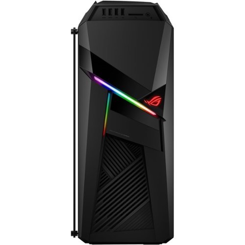 ASUS - Strix GL12CM Desktop - Intel Core i7 - 16GB Memory - NVIDIA GeForce GTX 1080 - 1TB HDD + 256GB SSD - Black/Gray-Front_Standard 
