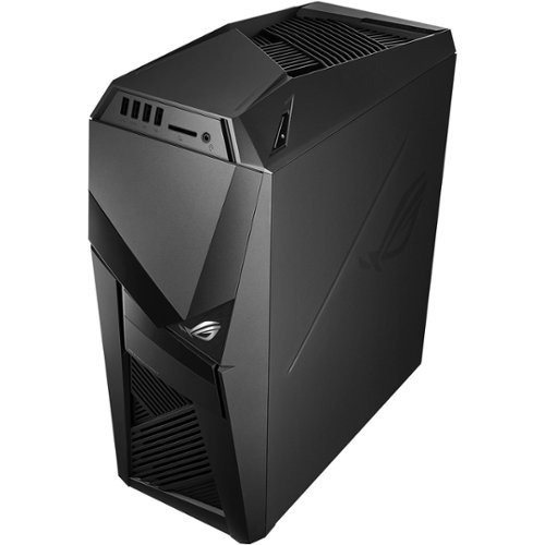 ASUS - Strix GL12CM Desktop - Intel Core i7 - 8GB Memory - NVIDIA GeForce GTX 1060 - 1TB Hard Drive + 256GB Solid State Drive - Black/Gray-Front_Standard 