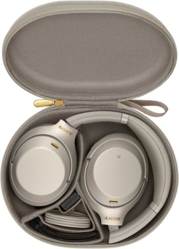 Sony WH-1000XM3 Wireless Noise Cancelling Over-the-Ear Headphones with Google Assistant - Silver BUY IN EUROPE