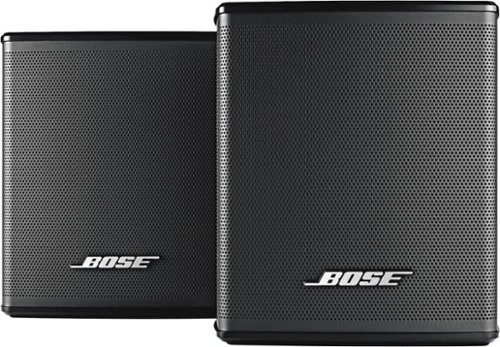 Image of Bose - Surround Speakers 120-Watt Wireless Home Theater Speakers (Pair) - Black