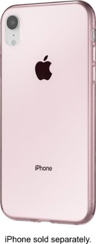  Dynex - Ultrathin Skin Case for Apple iPhone XR - Pink/Semi-Clear