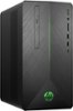 HP - Gaming Desktop - AMD Ryzen 7 2700 - 16GB Memory - AMD Radeon RX 580 4GB - 1TB HDD + 128GB SSD - Black-Angle_Standard