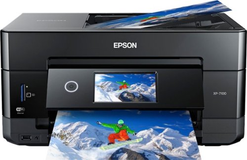 Image of Epson - Expression Premium XP-7100 Wireless All-In-One Inkjet Printer - Black