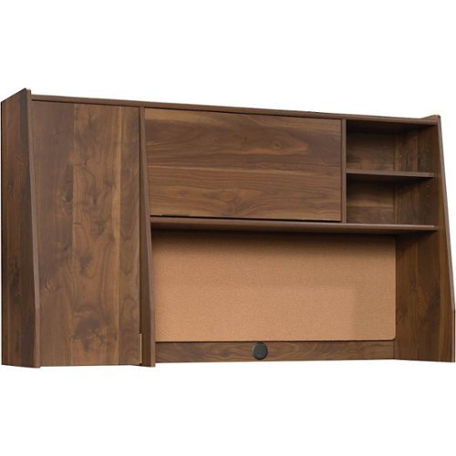 Sauder - Clifford Place Hutch - Grand Walnut-Angle_Standard 