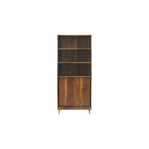 Sauder - Harvey Park Collection 4-Shelf Bookcase - Grand Walnut