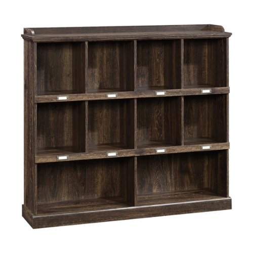 Sauder - Barrister Lane Collection 10-Shelf Bookcase - Iron Oak