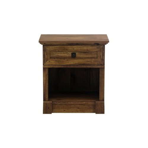 Sauder - Palladia Collection Pedestal - Vintage Oak-Front_Standard 