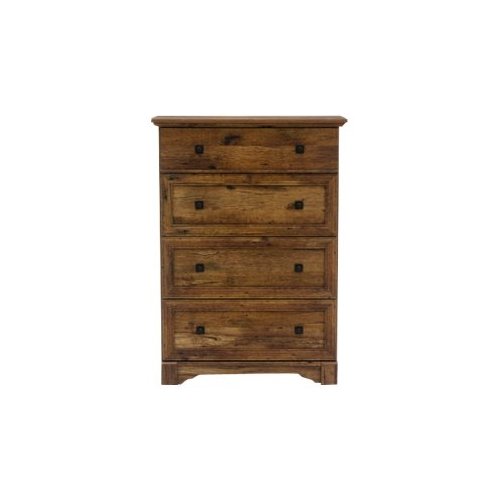 Sauder - Palladia Collection 4-Drawer Dresser - Vintage Oak