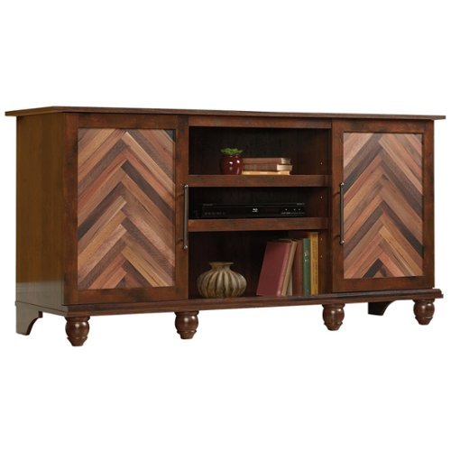 Sauder - Viabella Collection TV Cabinet for Most Flat-Panel TVs Up to 60" - Curado Cherry