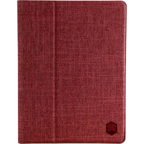 STM - Atlas Folio Case for Apple iPad Pro 9.7", iPad 9.7" (5th and 6th Gen), iPad Air, and iPad Air 2 - Deep Red