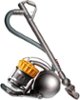 Dyson - Ball Multi Floor Bagless Canister Vacuum - Iron/Yellow-Front_Standard