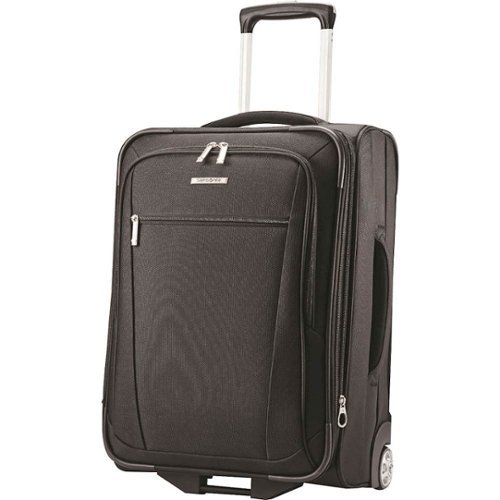 Samsonite - Ascella 23" Expandable Spinner Suitcase - Black-Front_Standard 