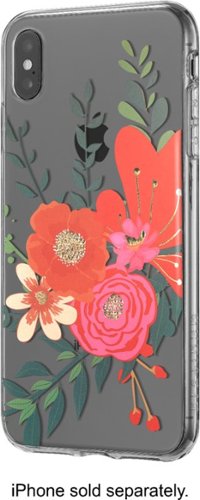 Platinum - Hardshell Case for Apple iPhone XS Max - Clear Floral