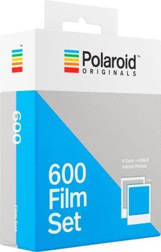 Polaroid - Color and B&W 600 Film Set (8 + 8 Sheets) - Classic White Frame-Angle_Standard 