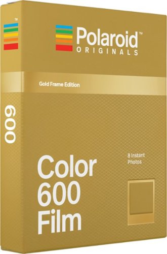 Polaroid - Color 600 Film - Metallic Gold Frame-Angle_Standard 