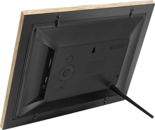 Aluratek 10 Widescreen LCD Digital Photo Frame - Light Distressed Wood SHOP ONLINE