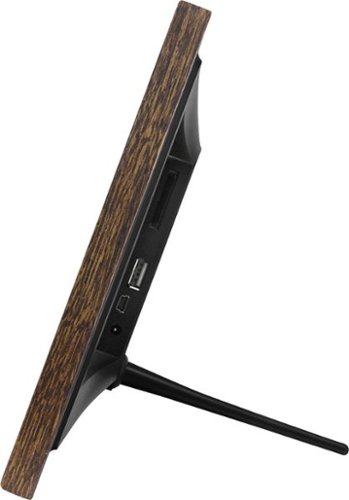 Aluratek 8 LCD Digital Photo Frame - Light Distressed Wood WORLDWIDE DELIVERY