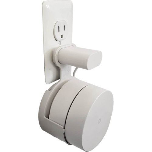 Mount Genie The Spot Outlet Mount for Google Wi-Fi – 2-Pack - White WHERE TO BUY