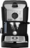 De'Longhi - Espresso Machine with 15 bars of pressure and Milk Frother - Black-Front_Standard