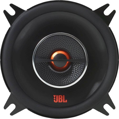 JBL - GX Series 4" 2-Way Car Speakers with Polypropylene Woofer Cones (Pair) - Black