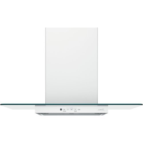 Café - 30 inches - Externally Vented & Recirculating - Wall Range Hood - Matte White-Front_Standard