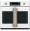 Café - 30" Built-In Single Electric Convection Wall Oven - Matte White-Front_Standard