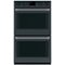 Café - 30" Built-In Double Electric Convection Wall Oven - Matte Black-Front_Standard