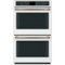 Café - 30" Built-In Double Electric Convection Wall Oven - Matte White-Front_Standard