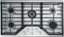 Front. Café - 36" Gas Cooktop, Customizable - Stainless Steel.