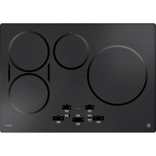 GE Profile - 30" Built-In Electric Induction Cooktop - Black stainless steel