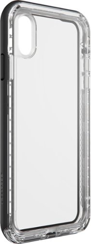 LifeProof - NËXT Case for Apple® iPhone® XS Max - Black Crystal-Angle_Standard 