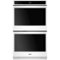 Whirlpool - 27" Built-In Double Electric Wall Oven - White-Front_Standard