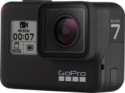 GoPro HERO7 Black 4K Waterproof Action Camera Black CHDHX