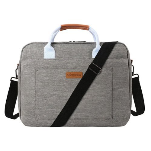 Kitcheniva - Travel Shoulder Messenger Bag Carry Case For 14" Laptop - Gray-Front_Standard 