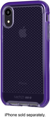 Tech21 - Evo Check Case for Apple® iPhone® XR - Ultra Violet-Front_Standard 