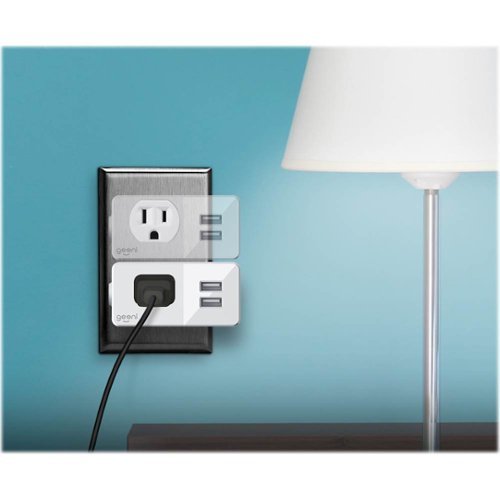 Geeni Wi-Fi Smart Plug - Silver GLOBAL SHIPPING