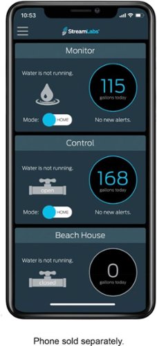 Streamlabs Wi-Fi Home Water Monitoring and Leak Detection System - Black BUY IN AUSTRALIA