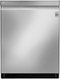 LG - 24" Top Control Built-In Dishwasher with Tub - Stainless Steel-Front_Standard
