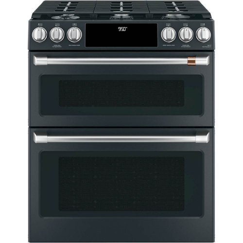 Café - 7 Cu. Ft. Self-Cleaning Slide-In Double Oven Dual Fuel Convection Range-Front_Standard 