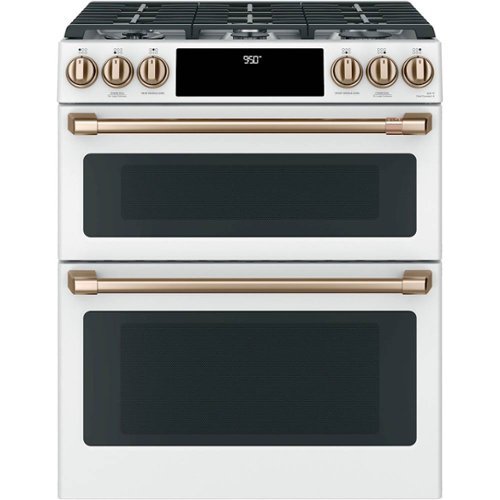Café - 7 Cu. Ft. Self-Cleaning Slide-In Double Oven Dual Fuel Convection Range-Front_Standard 