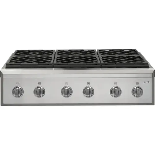 Front. Café - 36" Gas Cooktop.