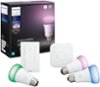 Philips - Hue Color 3pk Starter Kit with Lightswitch - Multicolor-Front_Standard